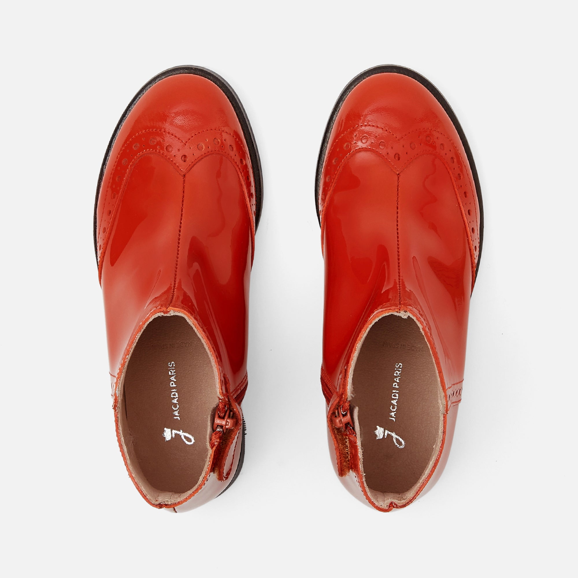 3 QTY / ORANGE CHAUSSURES CUIR ALICE