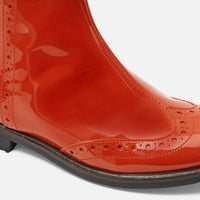 3 QTY / ORANGE CHAUSSURES CUIR ALICE