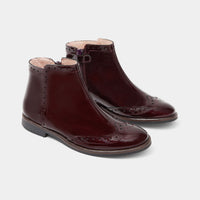16 QTY / BORDEAUX CHAUSSURES CUIR ALICE
