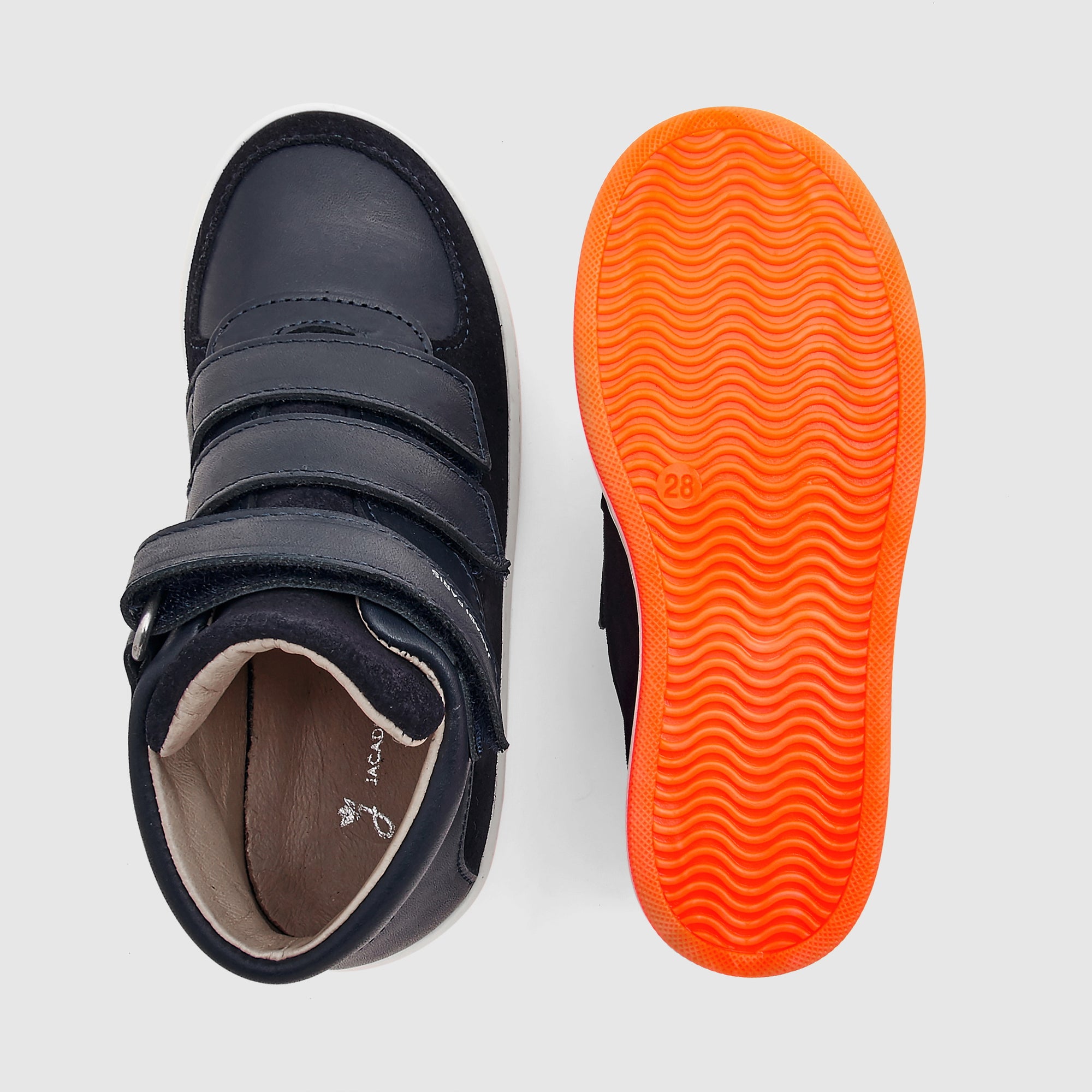 2 QTY / MARINE JACADI CHAUSSURES CUIR ADRIEN