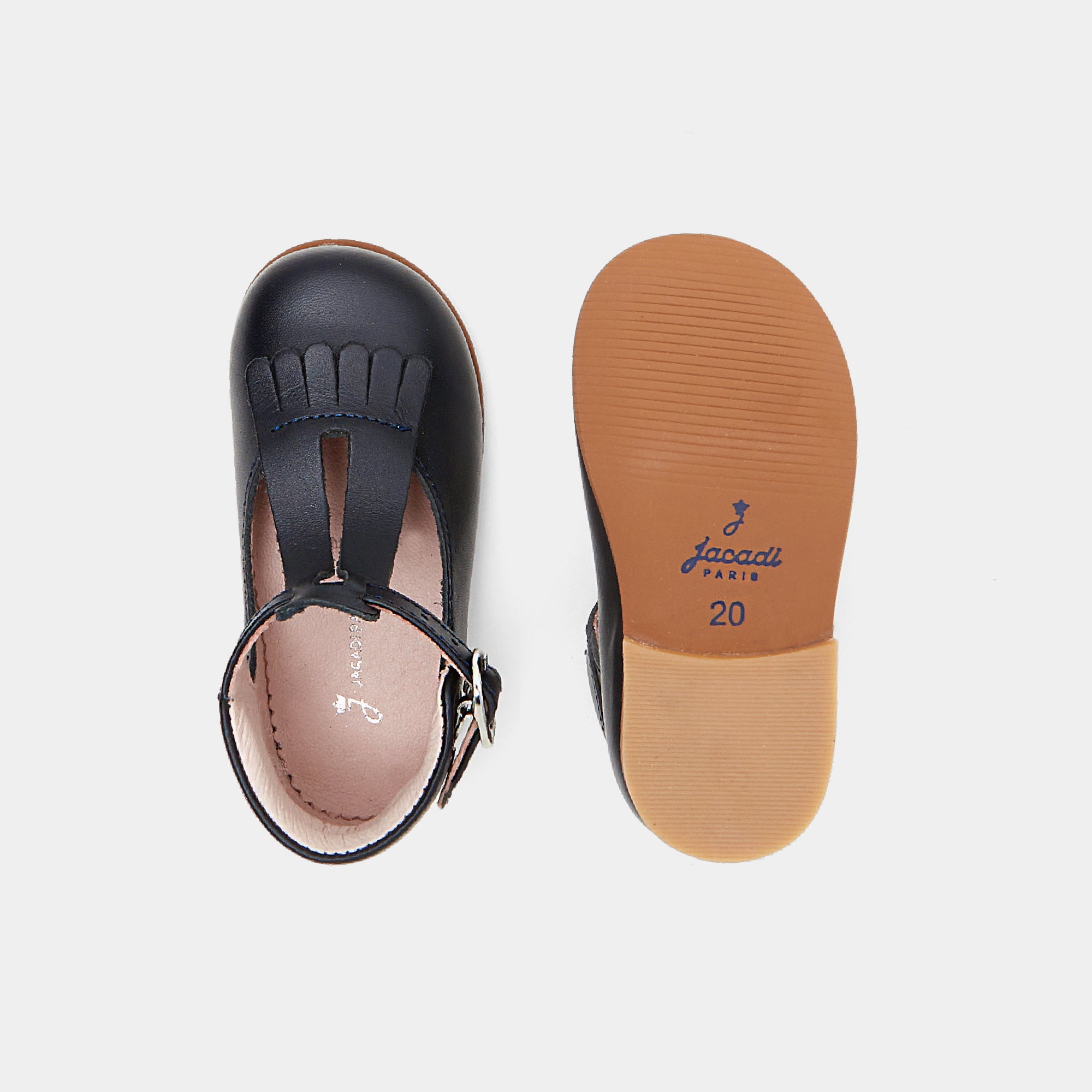 29 QTY / MARINE JACADI CHAUSSURES CUIR BRINDILLE