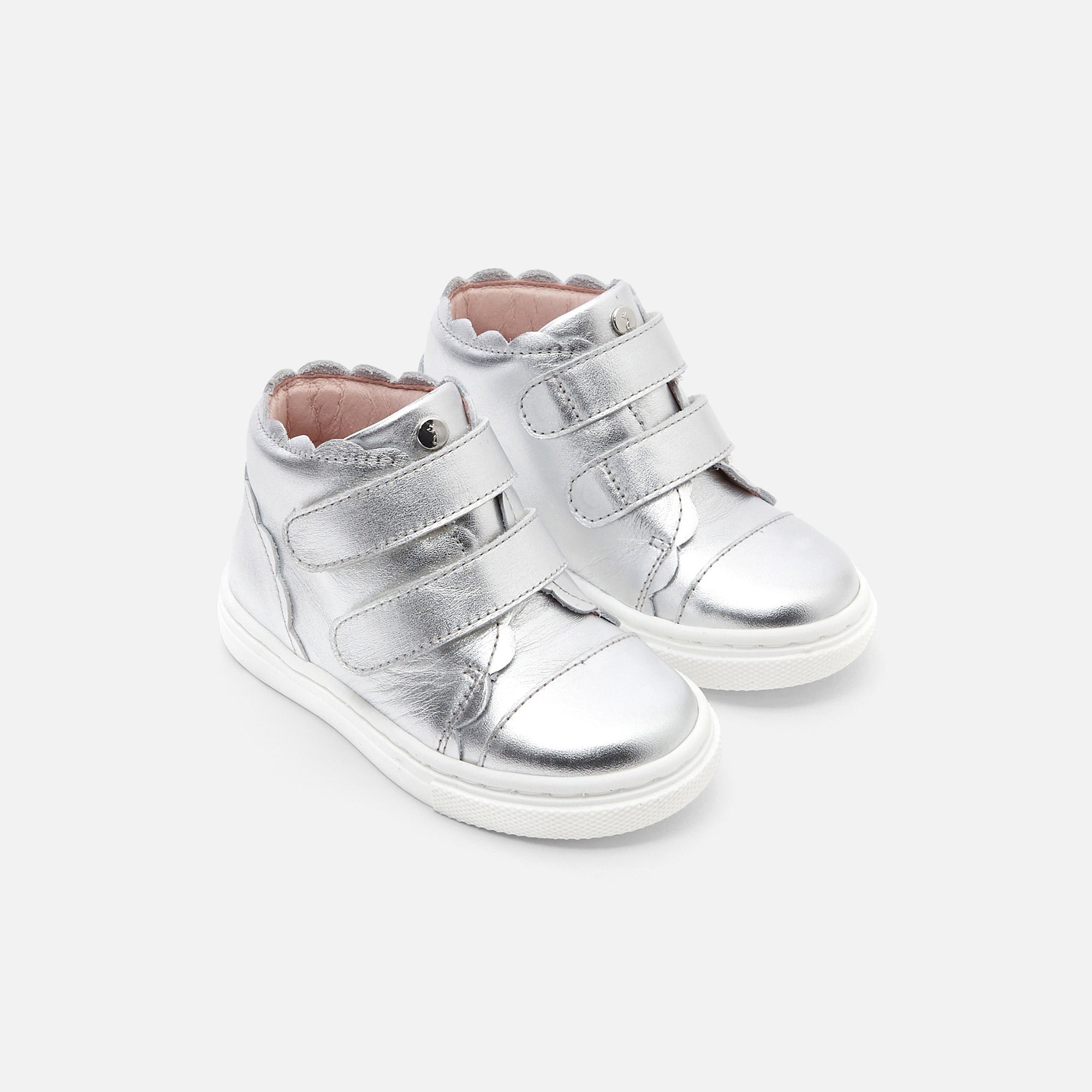 50 QTY / ARGENT CHAUSSURES CUIR ALBANE
