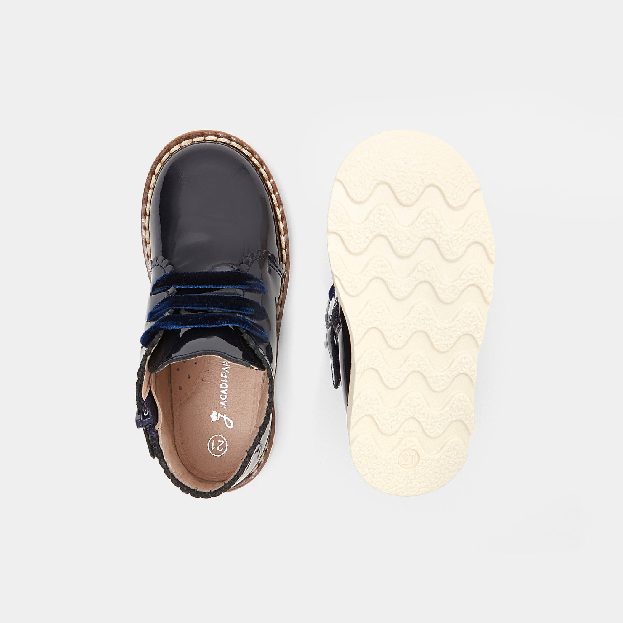 5 QTY / MARINE JACADI CHAUSSURES CUIR AMICIE