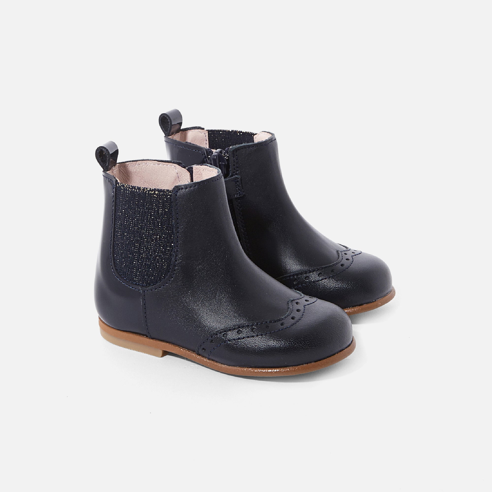 0 QTY / MARINE JACADI CHAUSSURES CUIR ALTESSE