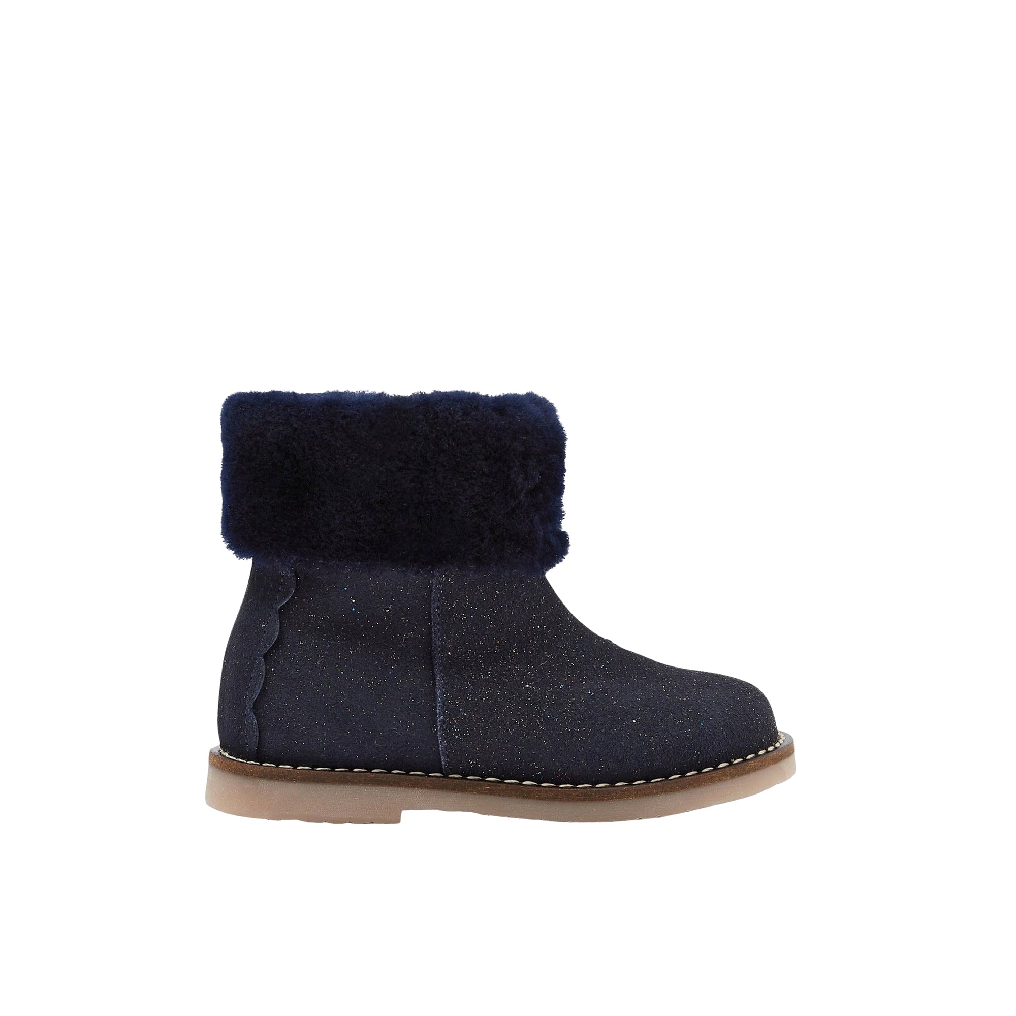 Alabama leather boots - Navy