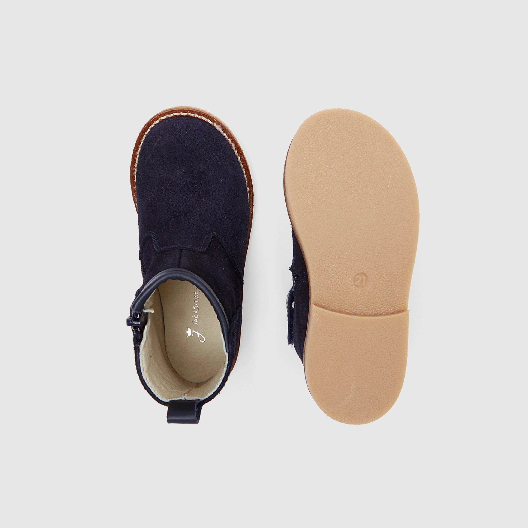 1 QTY / MARINE JACADI CHAUSSURES CUIR LAZARE CROUTE