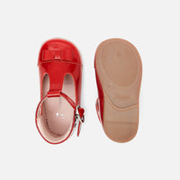 6 QTY / ROUGE JACADI CHAUSSURES CUIR ADRIENNE