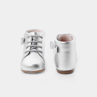 57 QTY / ARGENT CHAUSSURES CUIR AUGUSTINE