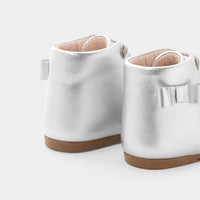 57 QTY / ARGENT CHAUSSURES CUIR AUGUSTINE