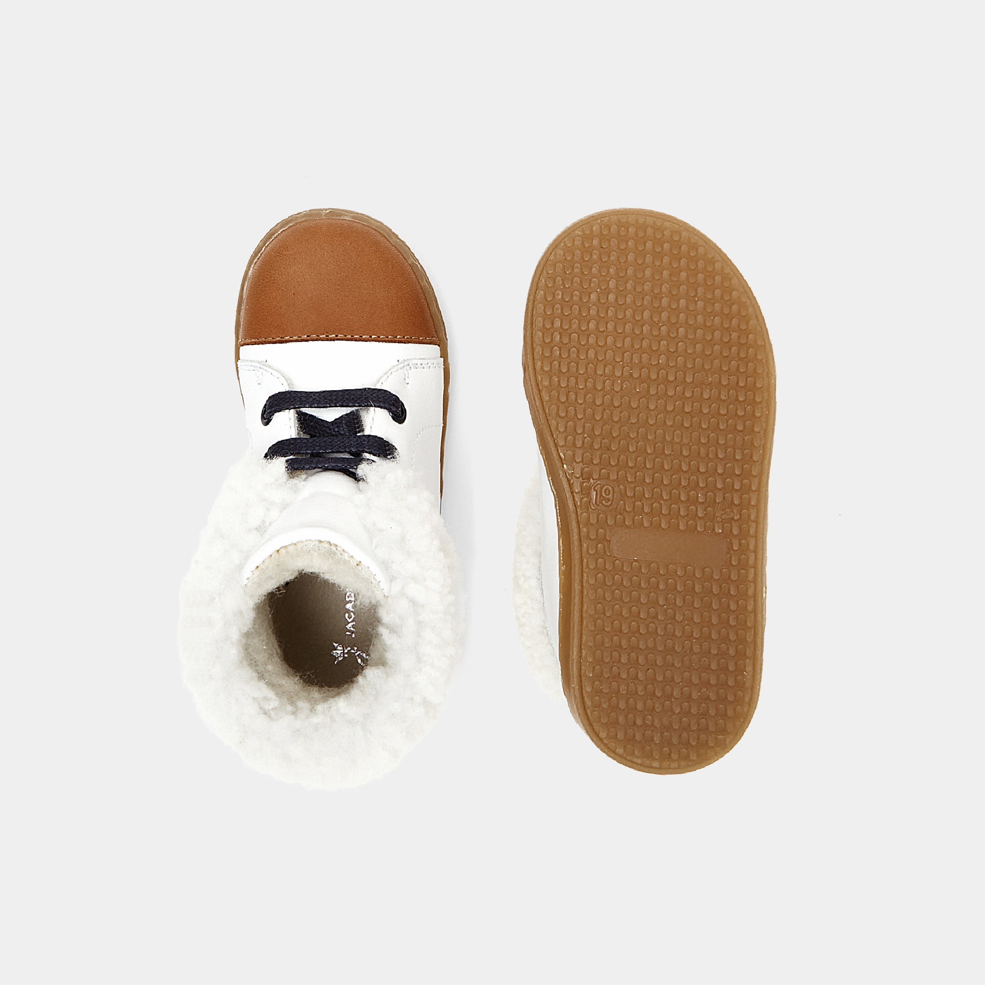 37 QTY / BLANC JACADI CHAUSSURES CUIR ALASKA