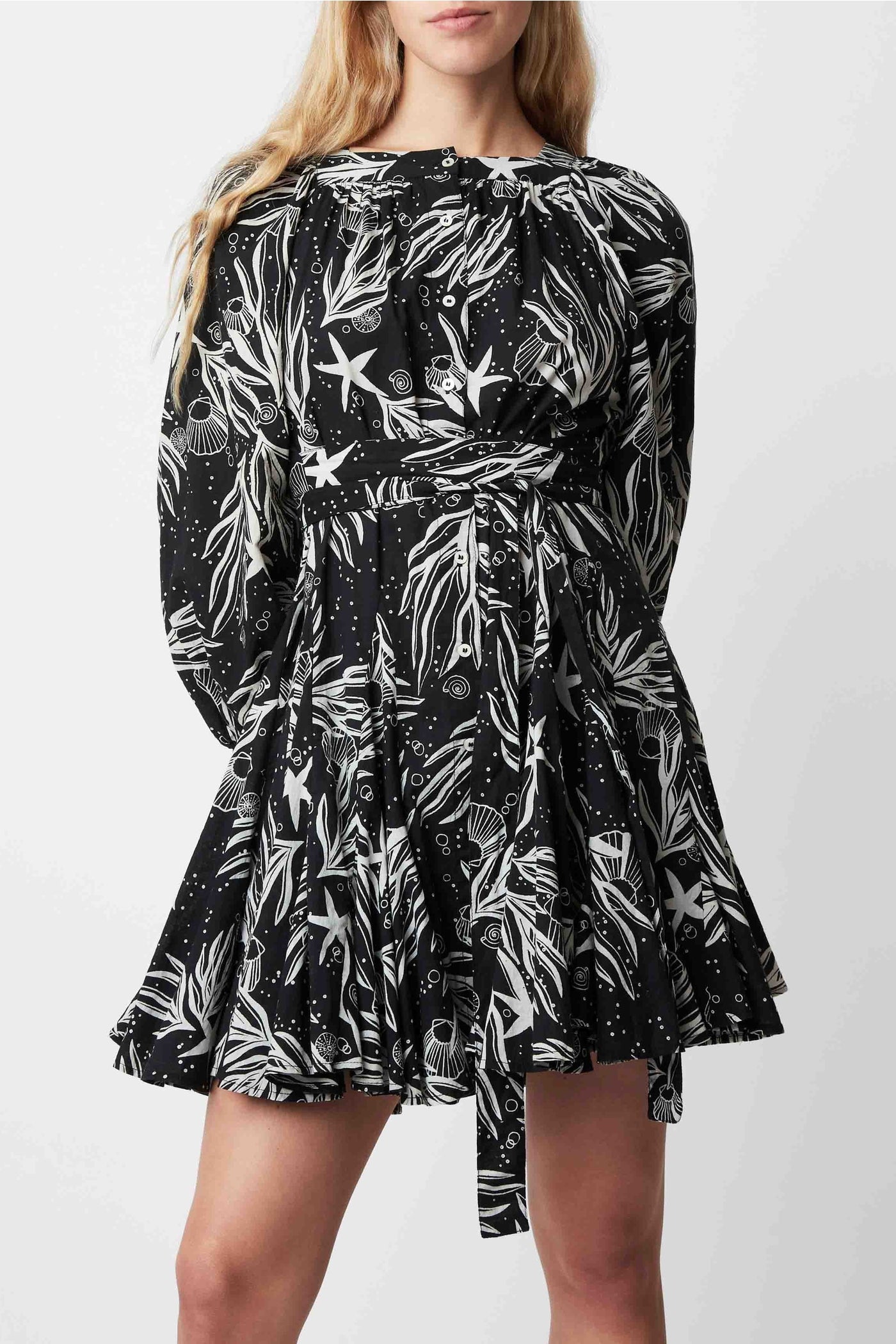 Millie Holiday short dress - Charbon