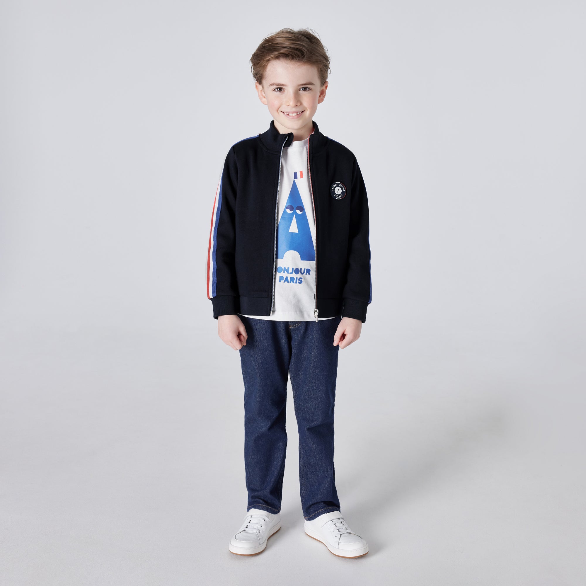 0 QTY / MARINE JACADI PAP GILET / CARDIGAN GHISLEN