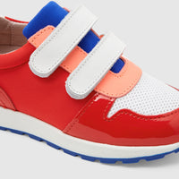 0 QTY / ROSE CHAUSSURES CUIR COQUELICOT