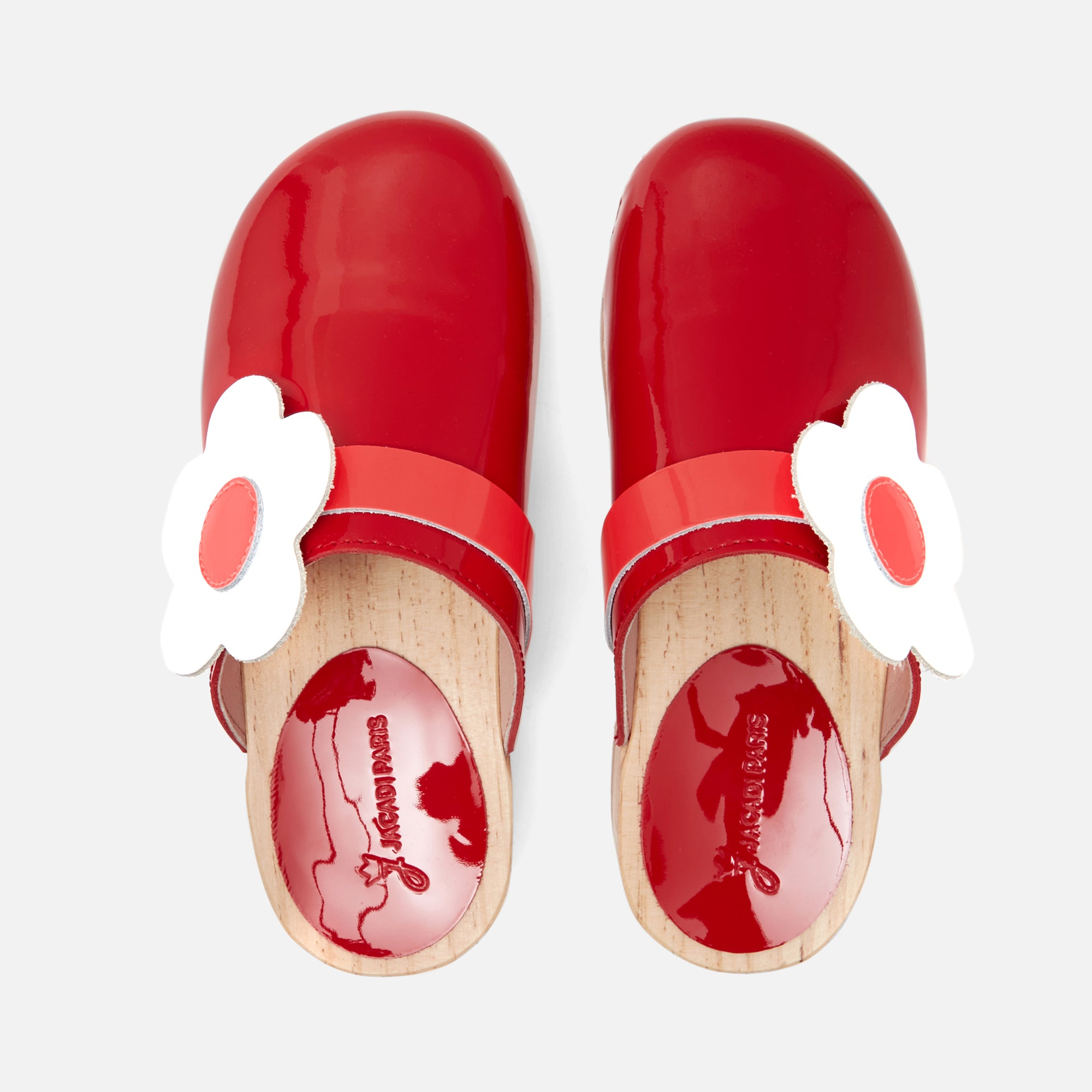 84 QTY / ROUGE JACADI CHAUSSURES CUIR FATIMA
