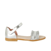 0 QTY / ARGENT CHAUSSURES CUIR FABIOLA