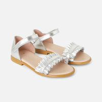 0 QTY / ARGENT CHAUSSURES CUIR FABIOLA