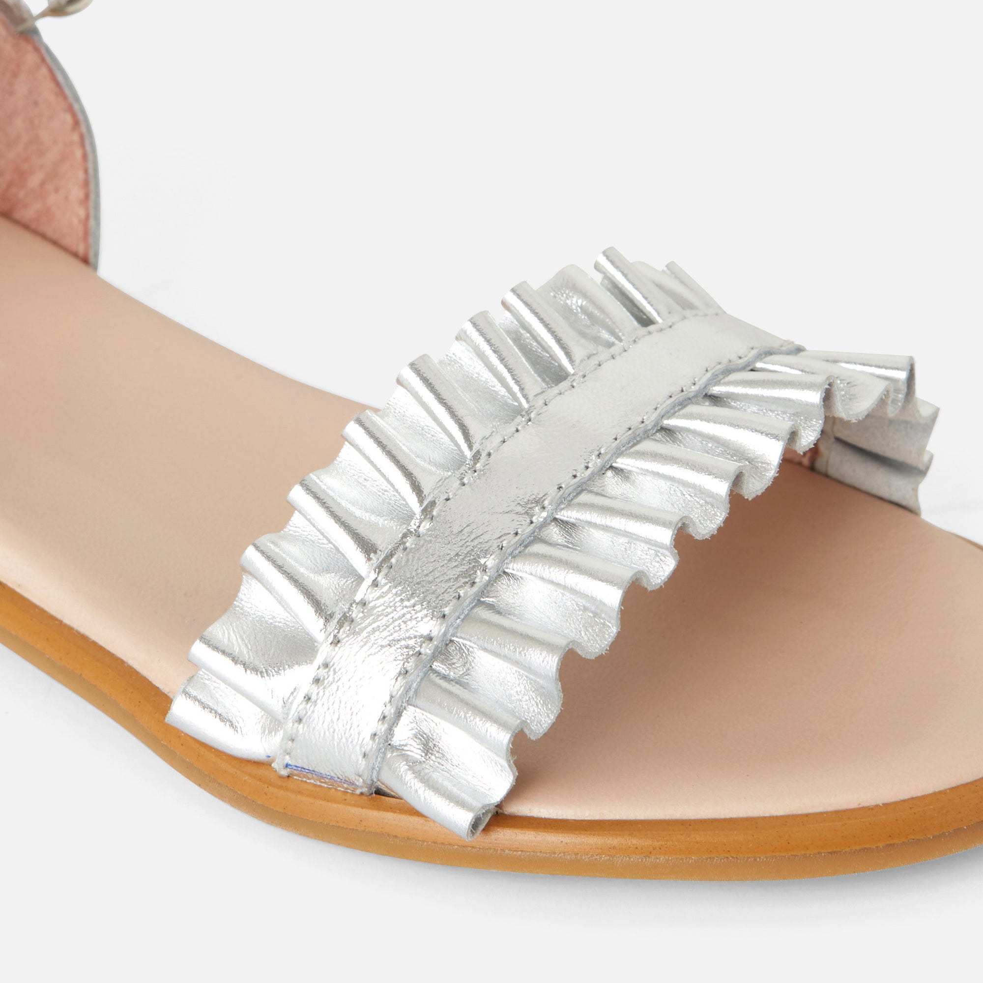 0 QTY / ARGENT CHAUSSURES CUIR FABIOLA