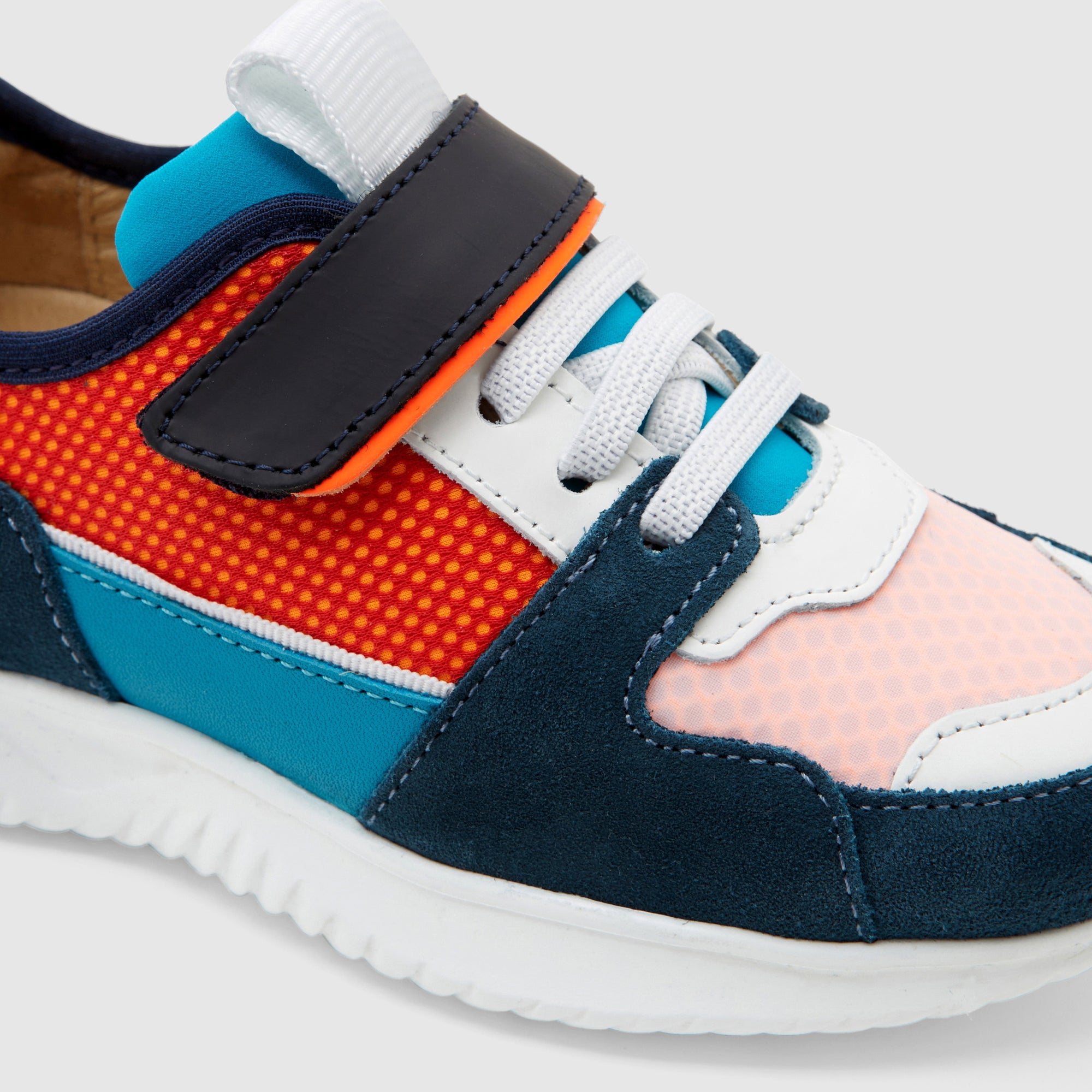 3 QTY / ORANGE CHAUSSURES CUIR ECLAIR