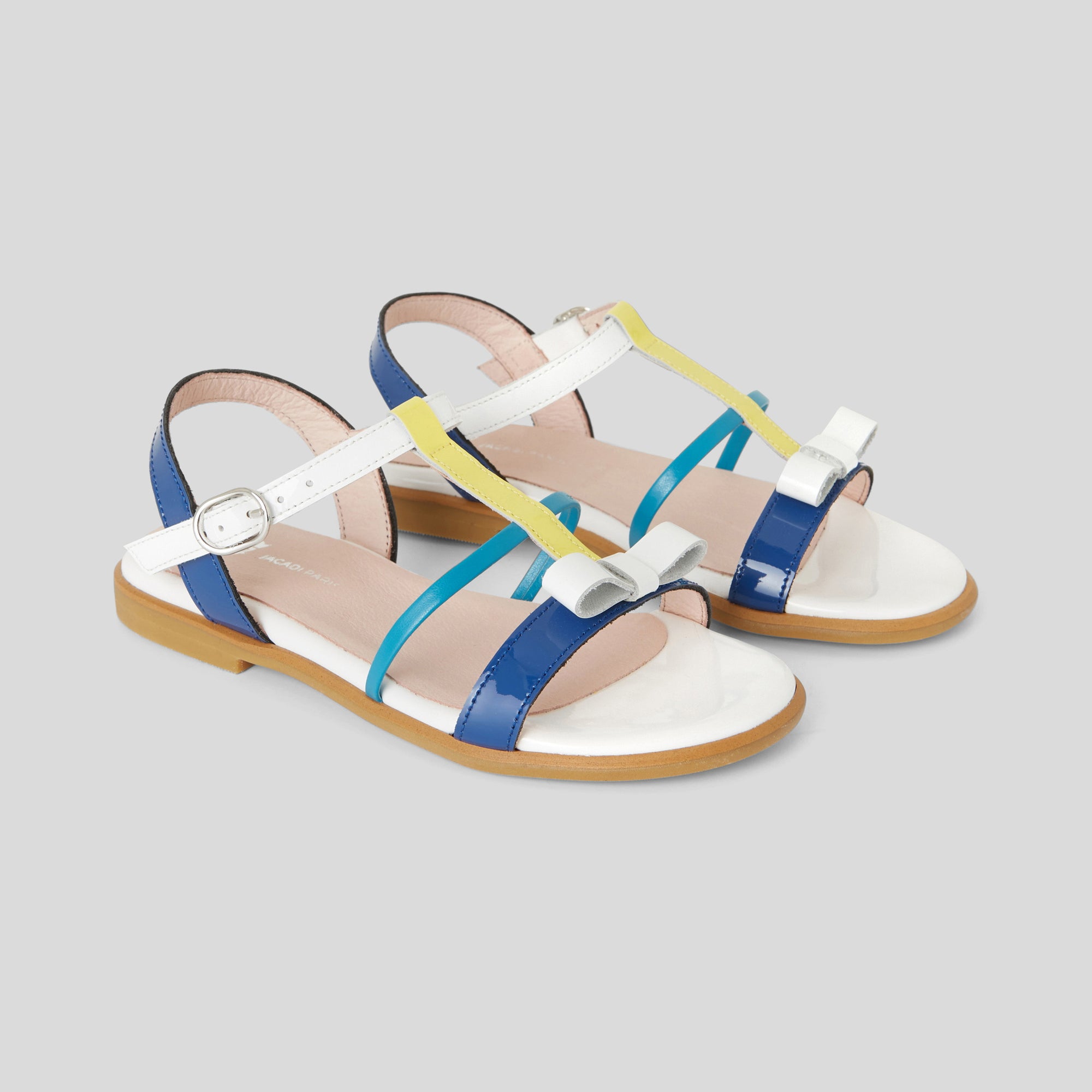 208 QTY / BLEU CHAUSSURES CUIR BLANDINE
