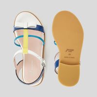 208 QTY / BLEU CHAUSSURES CUIR BLANDINE