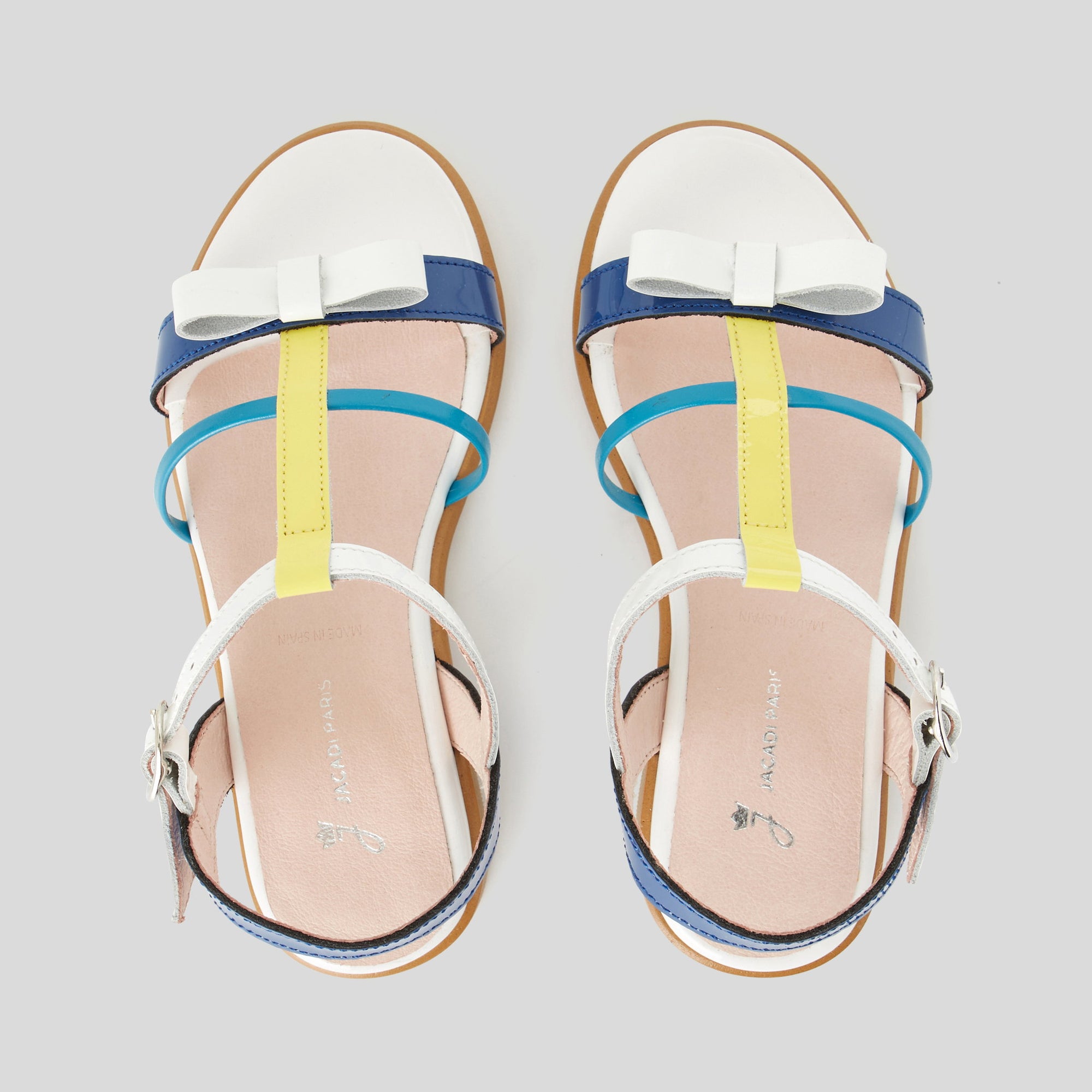 208 QTY / BLEU CHAUSSURES CUIR BLANDINE
