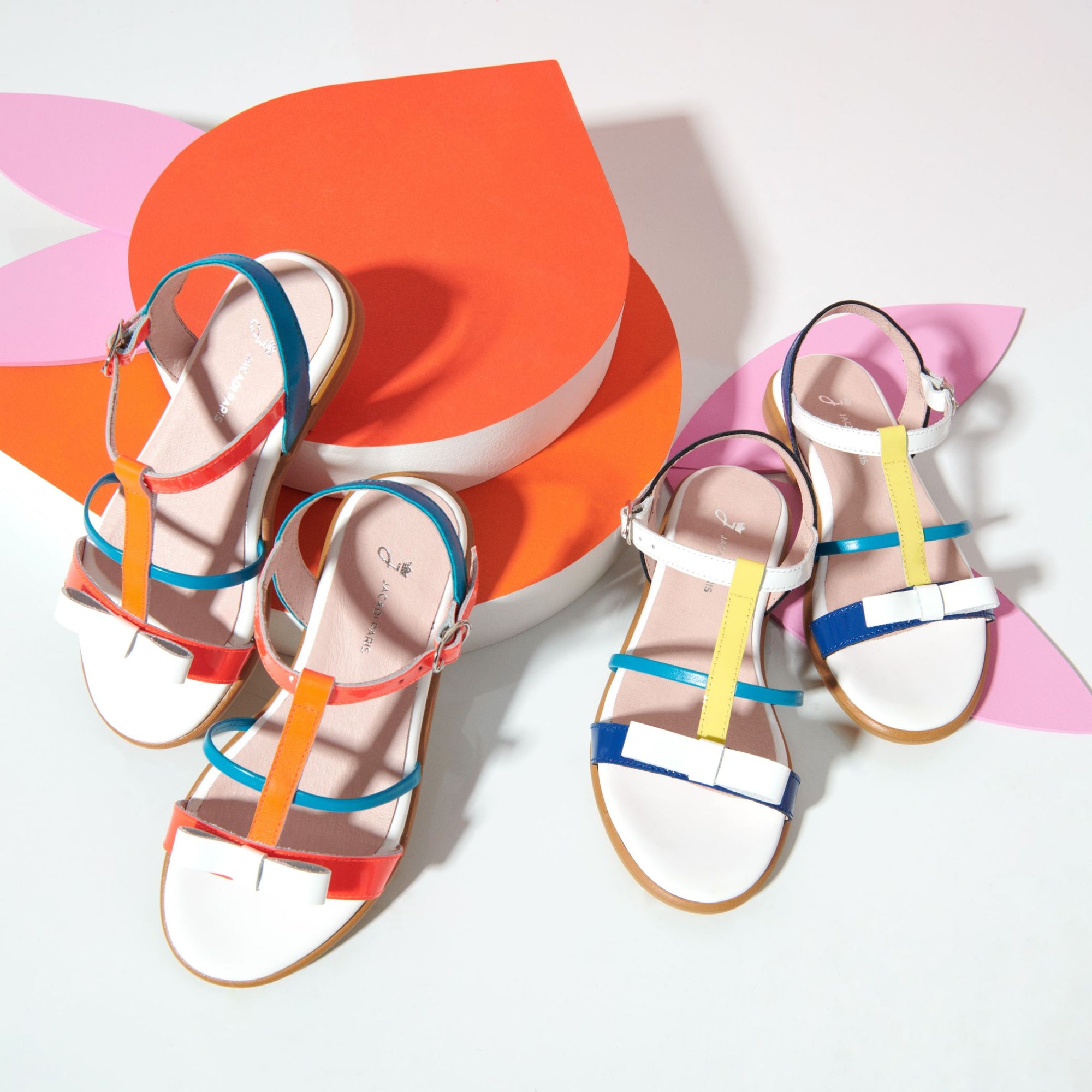 35 QTY / ROSE CHAUSSURES CUIR BLANDINE