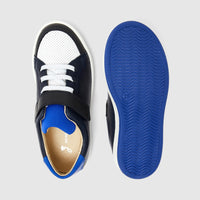 19 QTY / MARINE/BLANC CHAUSSURES CUIR ALFRED