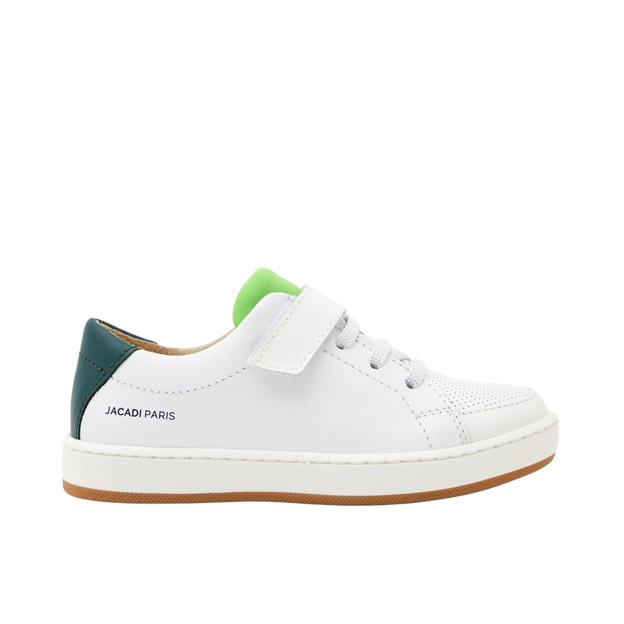 1 QTY / BLANC/VERT CHAUSSURES CUIR ALFRED