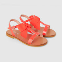 5 QTY / ROSE FLUO CHAUSSURES CUIR MARQUISE