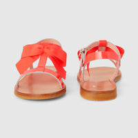 5 QTY / ROSE FLUO CHAUSSURES CUIR MARQUISE