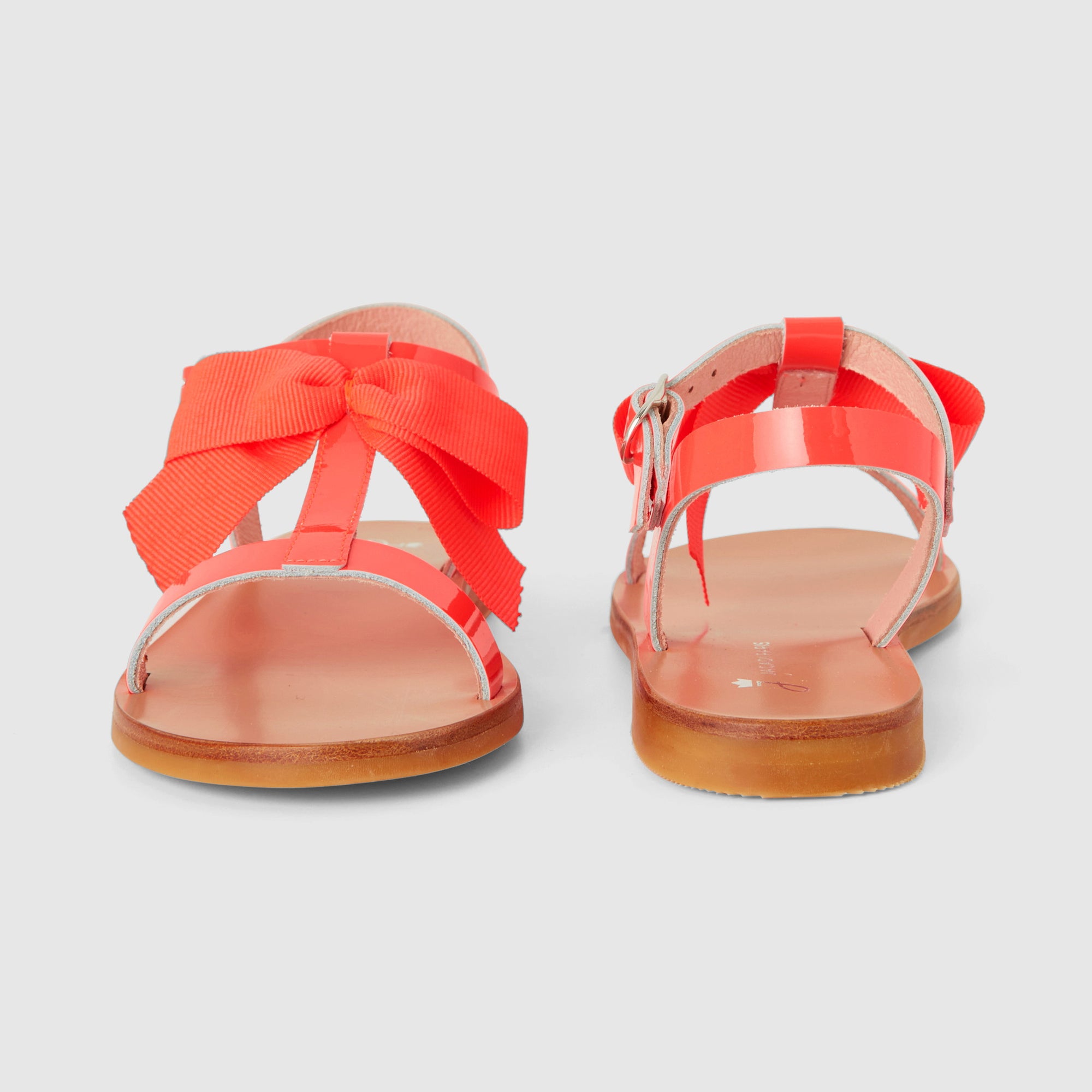 5 QTY / ROSE FLUO CHAUSSURES CUIR MARQUISE