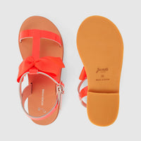 5 QTY / ROSE FLUO CHAUSSURES CUIR MARQUISE