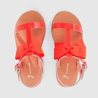 5 QTY / ROSE FLUO CHAUSSURES CUIR MARQUISE