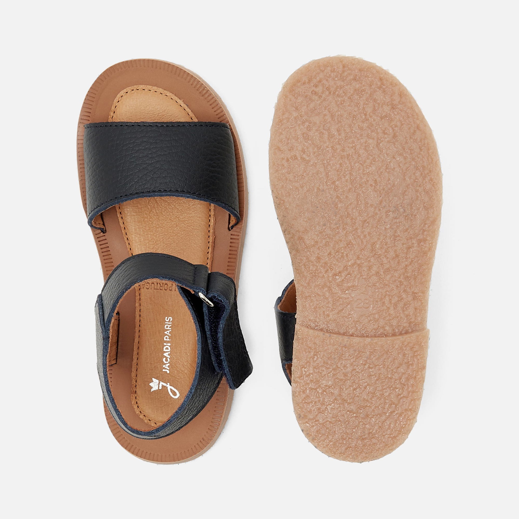 714 QTY / MARINE JACADI CHAUSSURES CUIR FERNAND