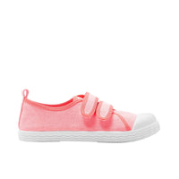 15 QTY / ROSE SAUMON CHAUSSURES TOILE BAGUETTE