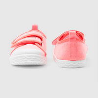 15 QTY / ROSE SAUMON CHAUSSURES TOILE BAGUETTE