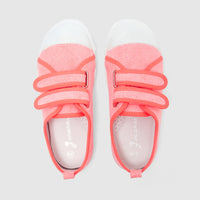 15 QTY / ROSE SAUMON CHAUSSURES TOILE BAGUETTE