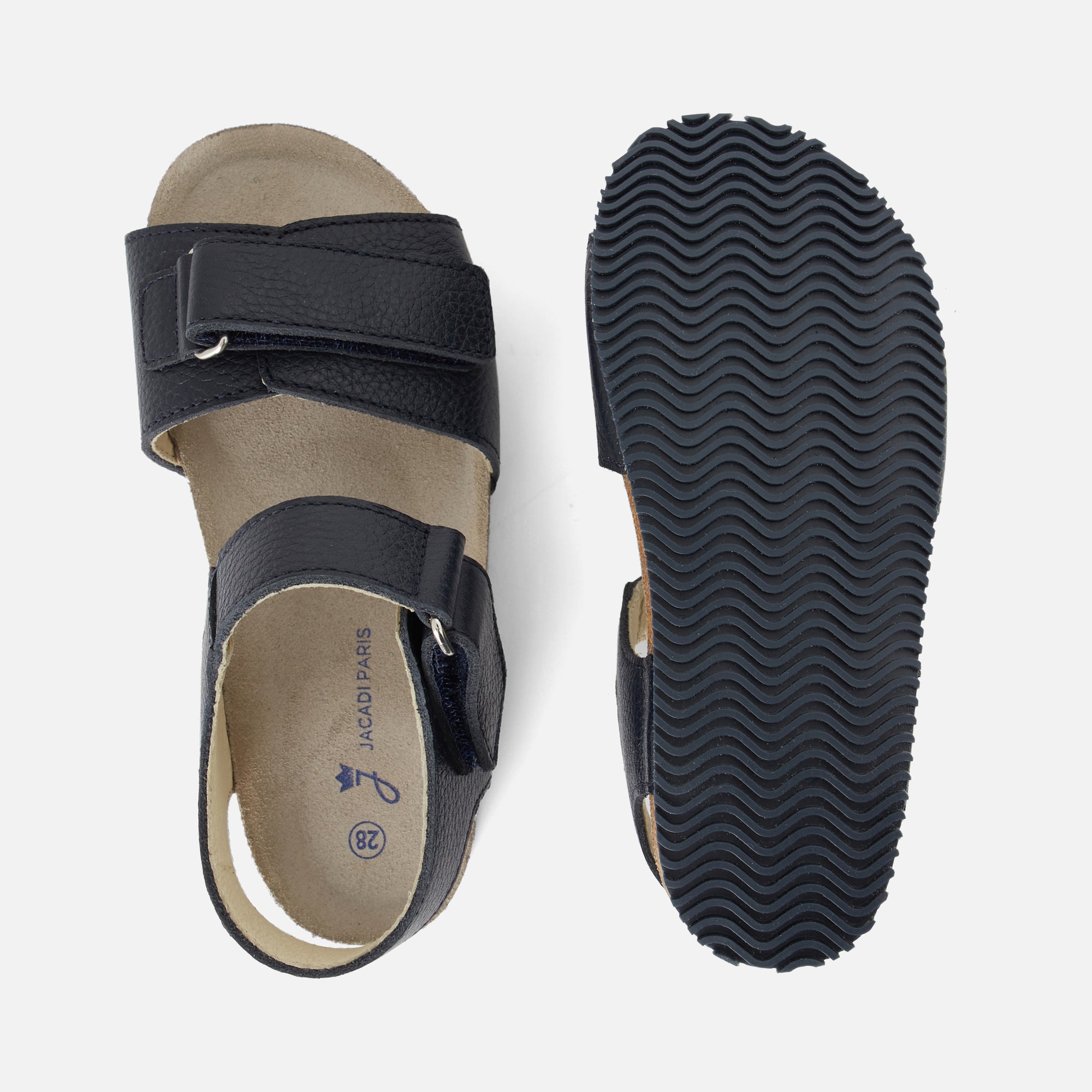562 QTY / MARINE JACADI CHAUSSURES CUIR FOUCAULT