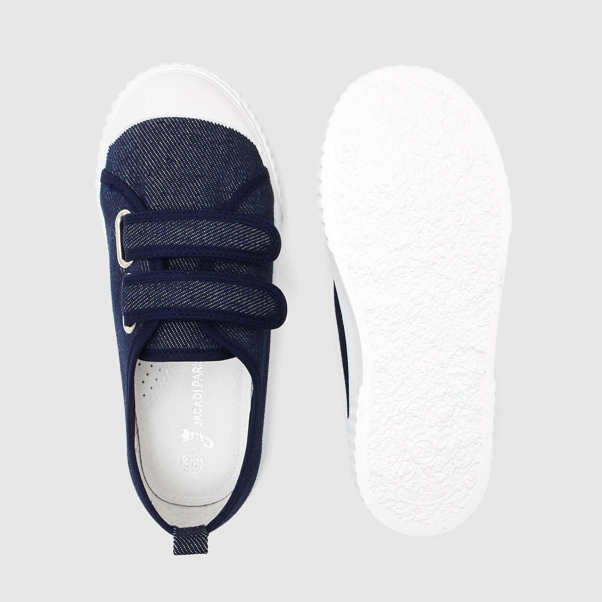 284 QTY / DENIM FONCE CHAUSSURES TOILE BOUSSOLE COL