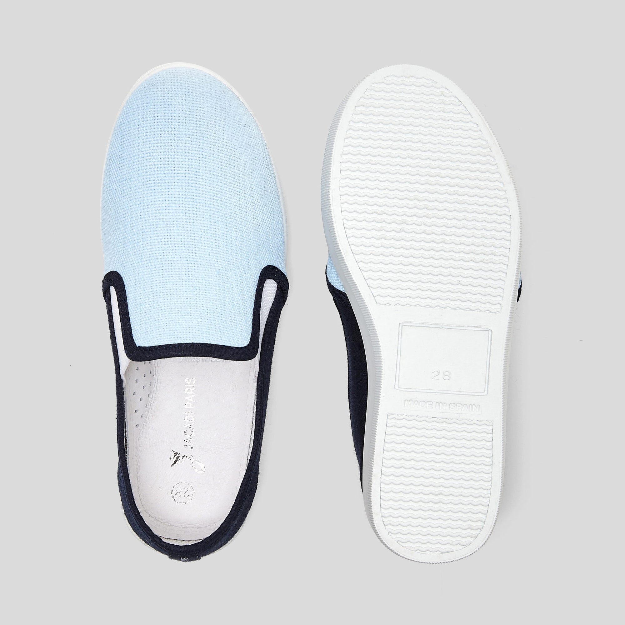 20 QTY / CIEL/MARINE CHAUSSURES TOILE DEFI