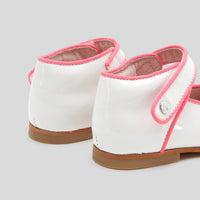 9 QTY / BLANC JACADI CHAUSSURES CUIR FANELLE