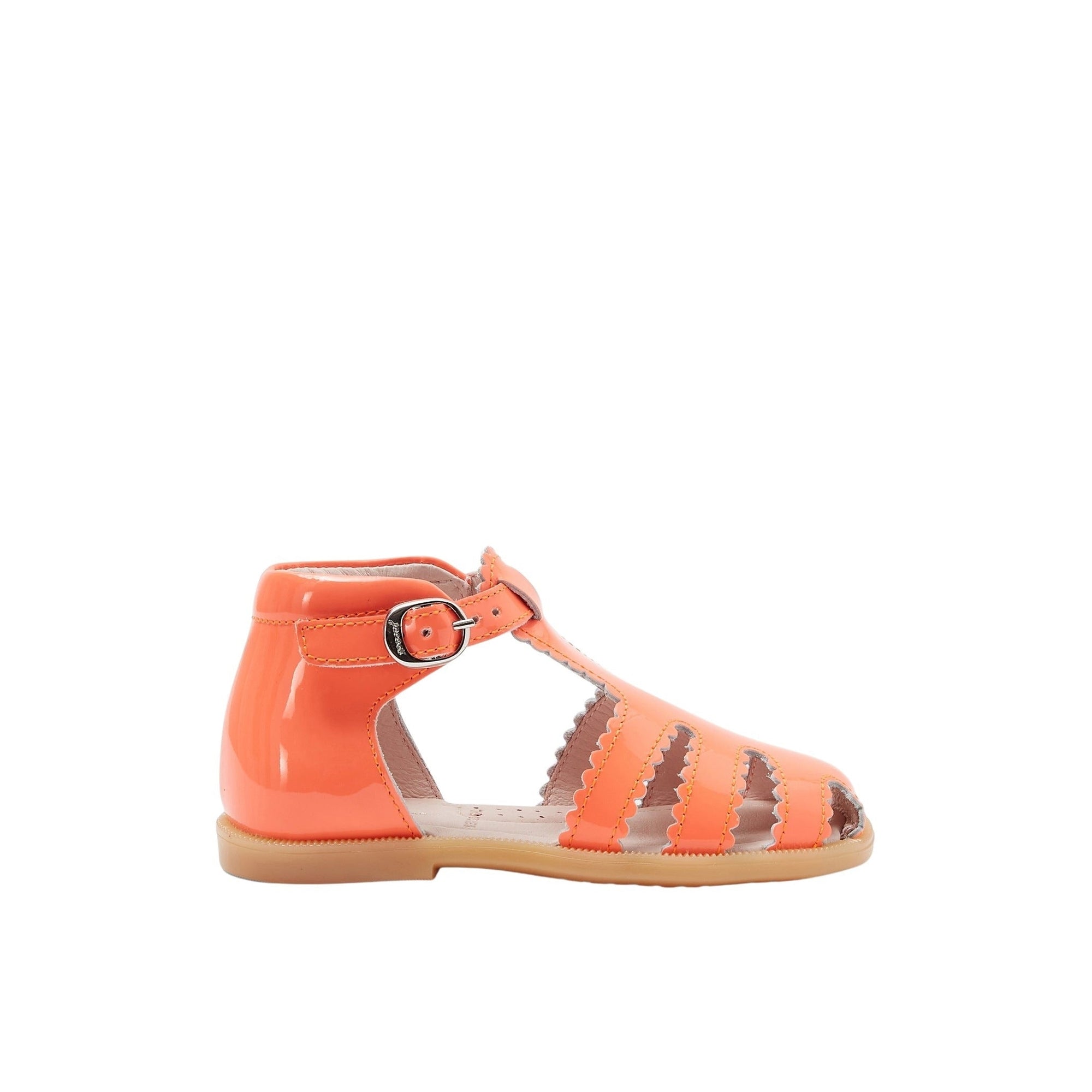 134 QTY / ROSE SAUMON CHAUSSURES CUIR FARA