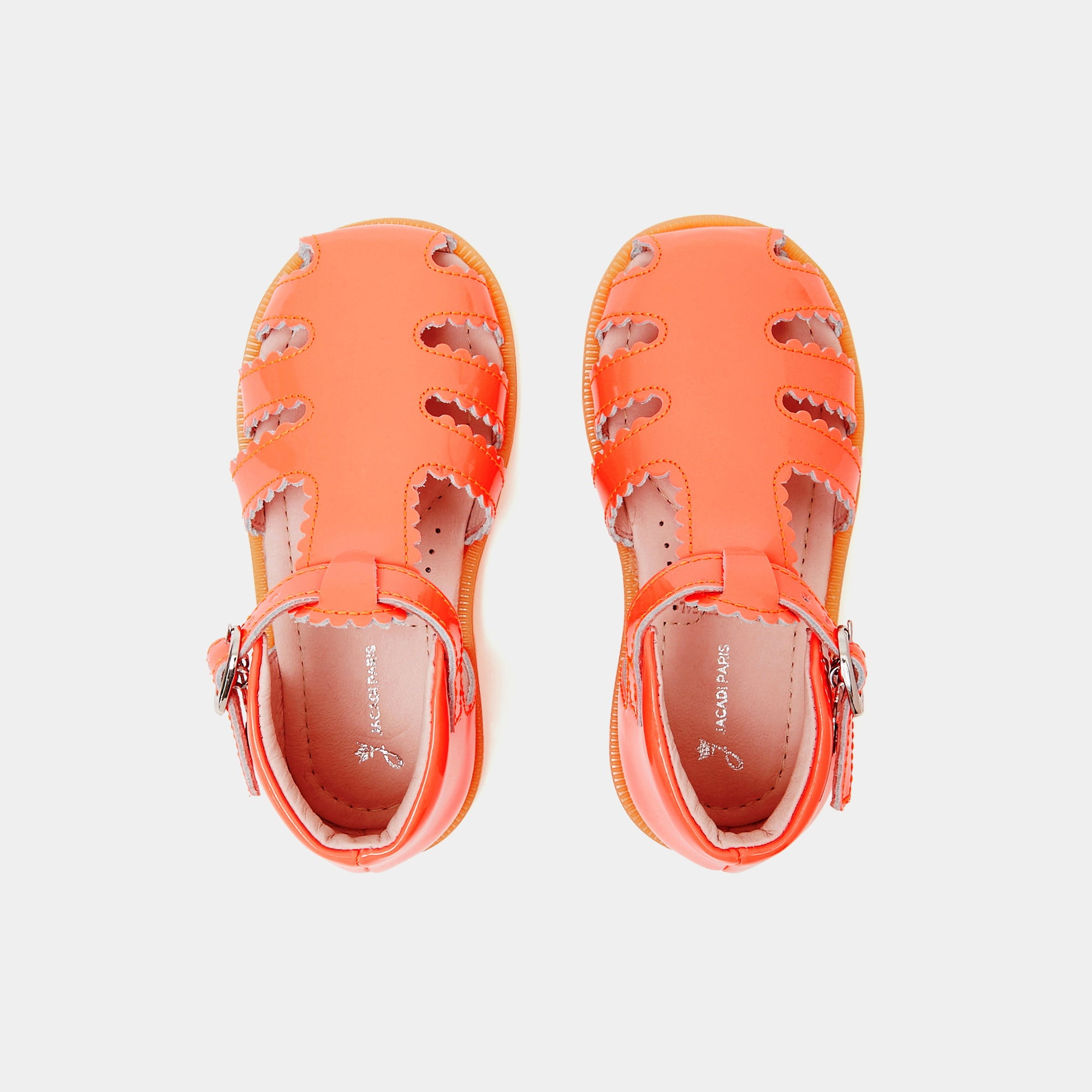 134 QTY / ROSE SAUMON CHAUSSURES CUIR FARA