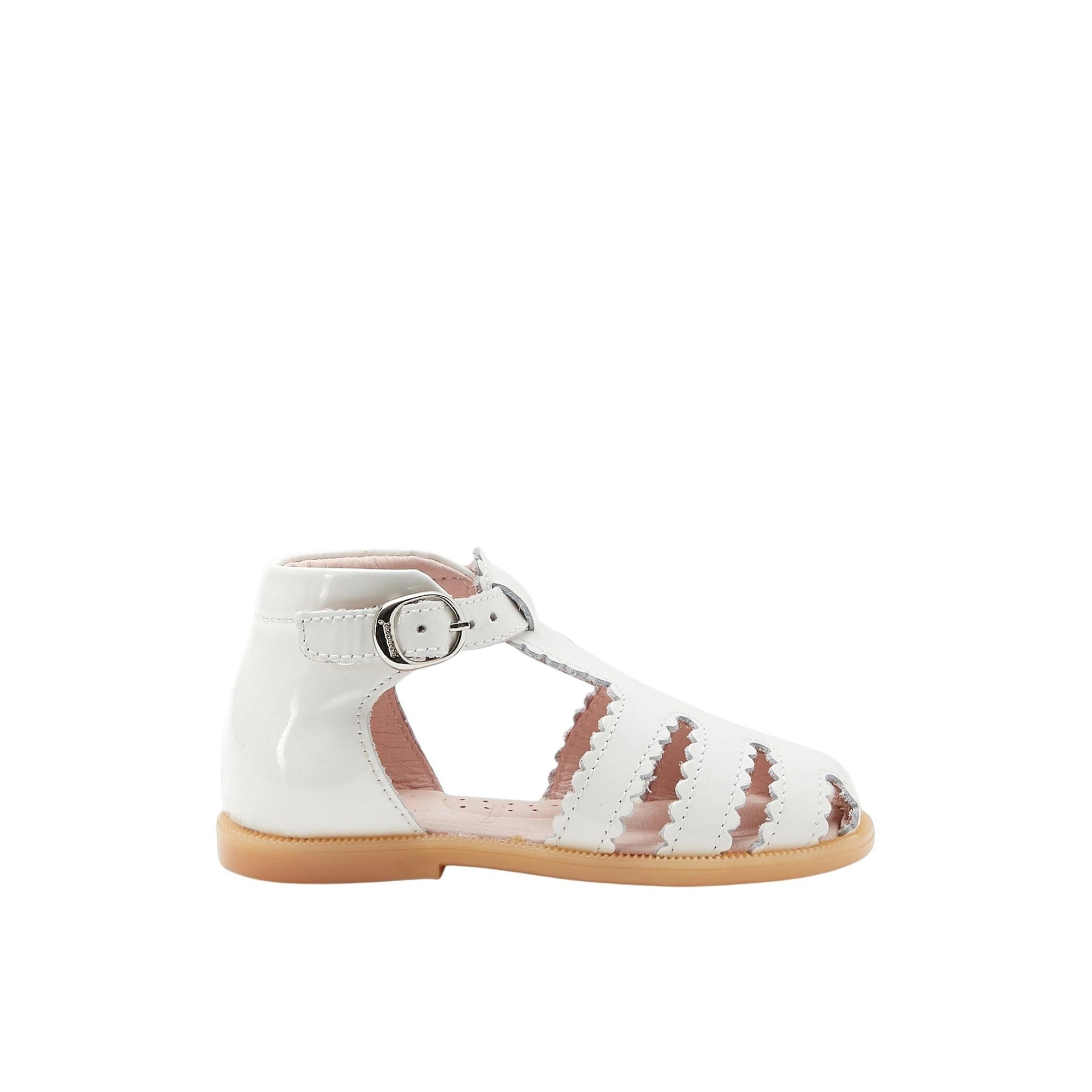 117 QTY / BLANC JACADI CHAUSSURES CUIR FARA