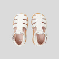 117 QTY / BLANC JACADI CHAUSSURES CUIR FARA