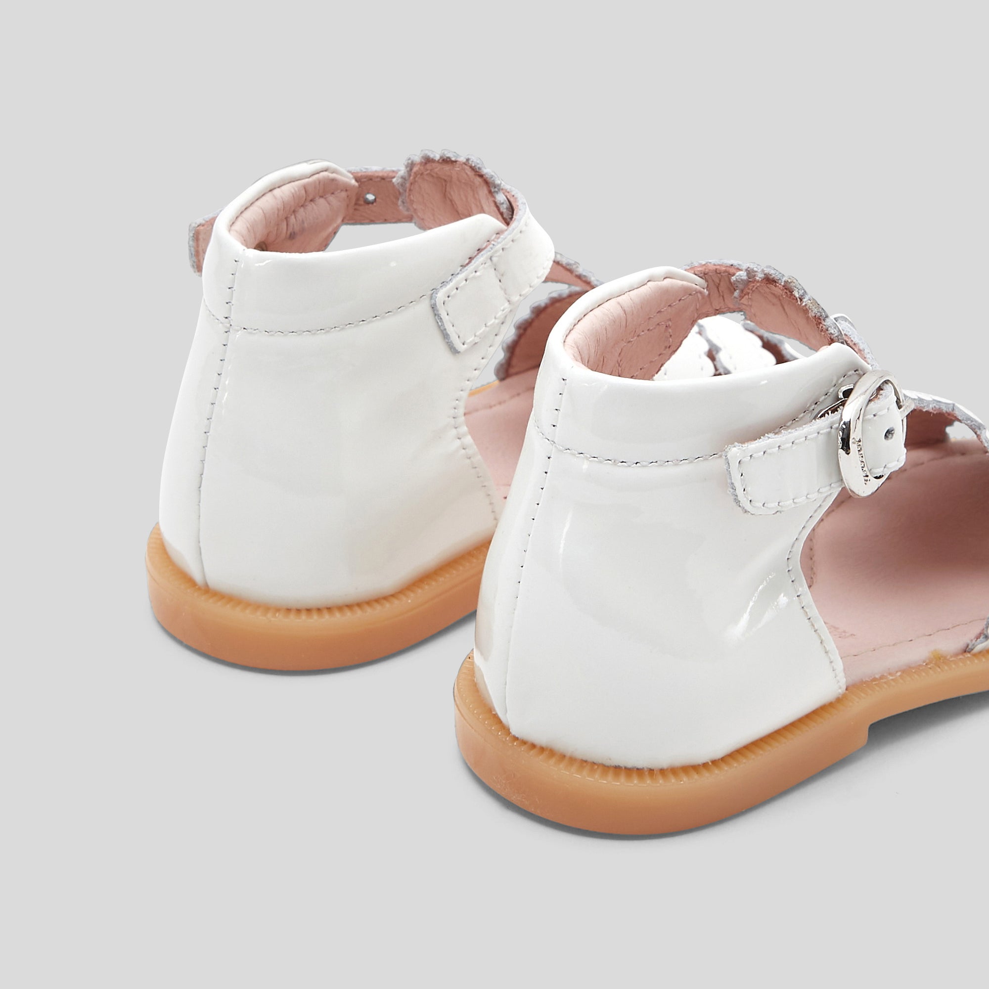 117 QTY / BLANC JACADI CHAUSSURES CUIR FARA