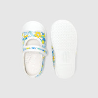 69 QTY / BLEU/MULTICO CHAUSSURES TOILE PENNY COL
