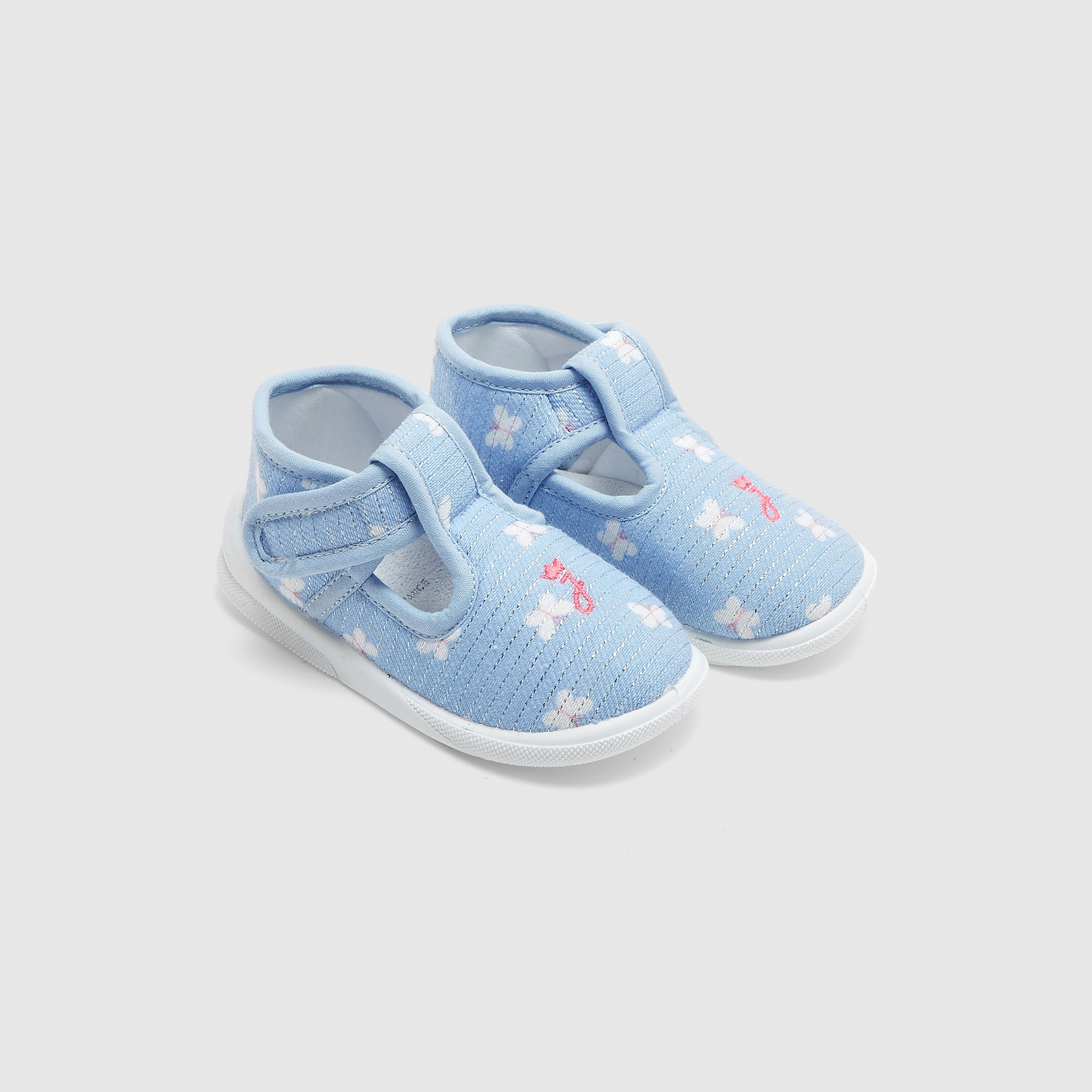 15 QTY / BLEU CHAUSSURES TOILE FANETTE