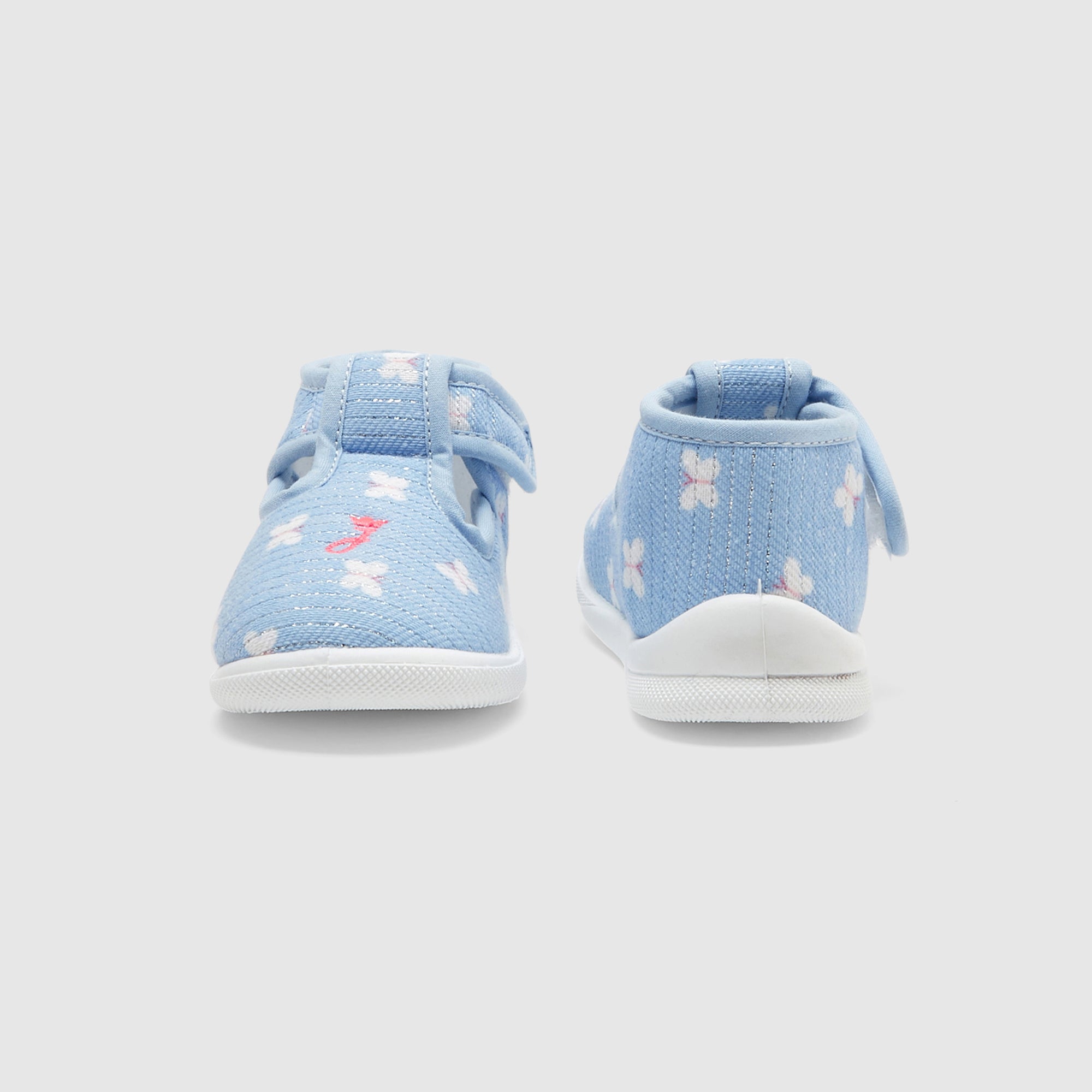 15 QTY / BLEU CHAUSSURES TOILE FANETTE