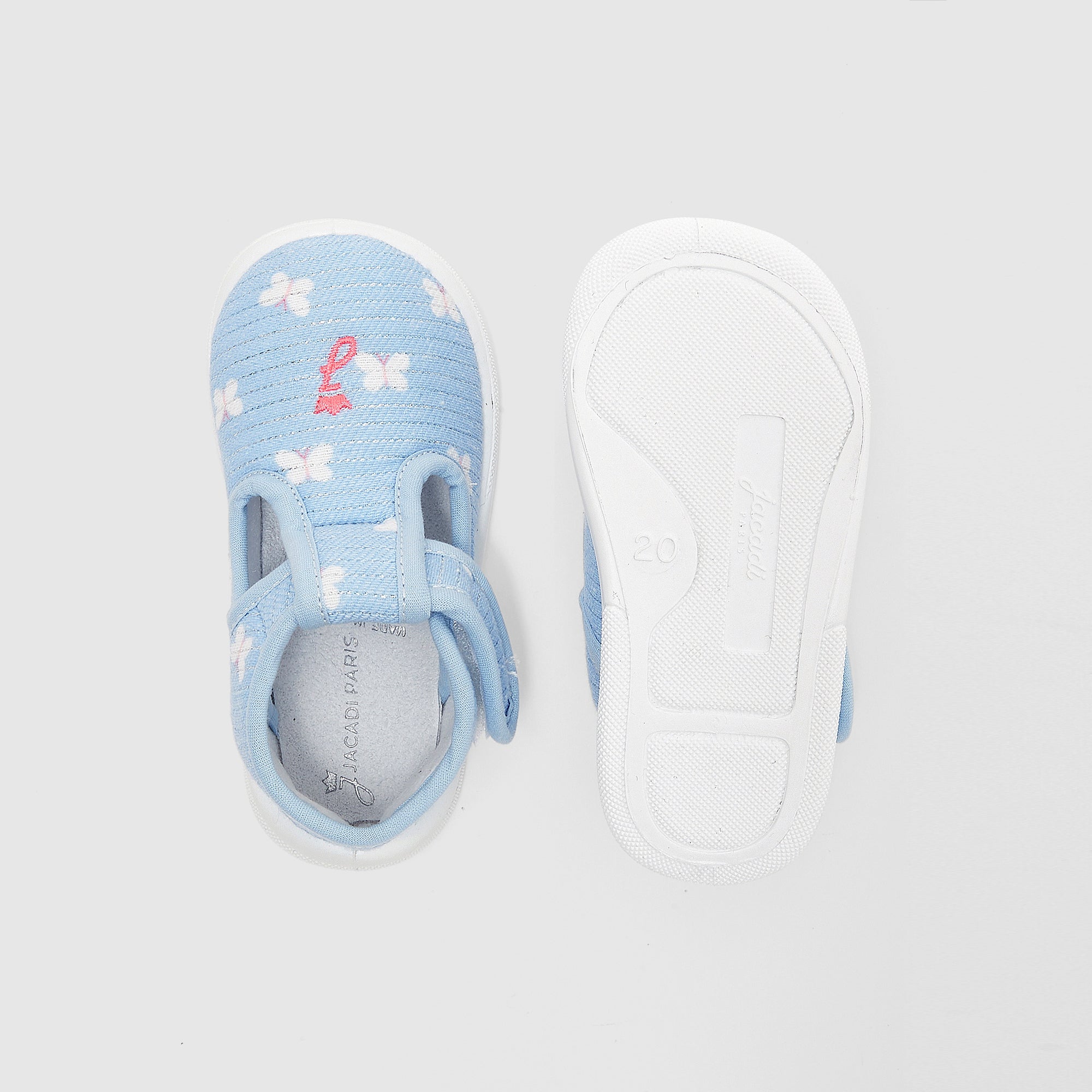 15 QTY / BLEU CHAUSSURES TOILE FANETTE